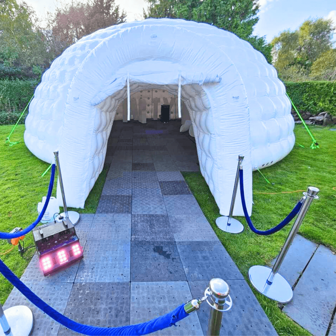 White Inflatable Dome Hire