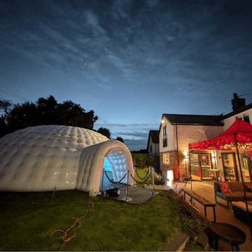 White Inflatable Dome Hire